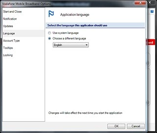 Click Language.