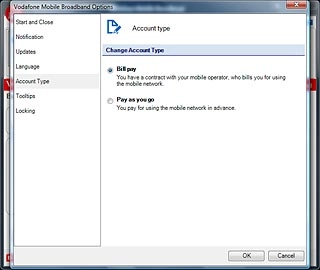 Click Account Type.