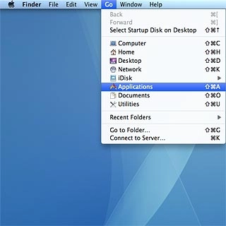 Click Applications.