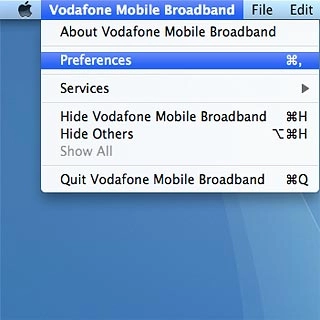 Click Preferences.