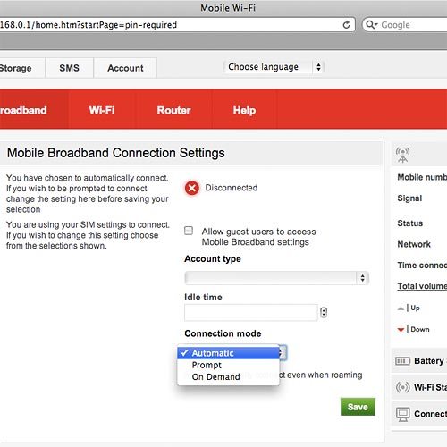 Highlight Automatic, Prompt or On Demand.