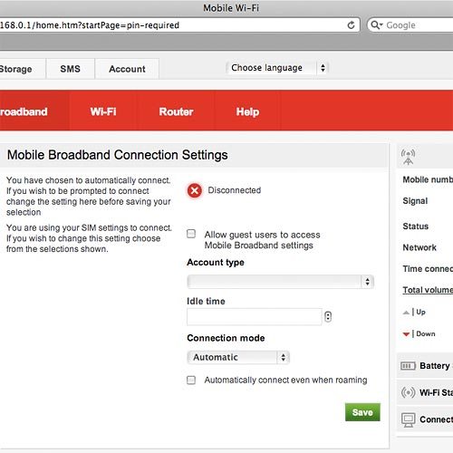 Click the box next to Automatically connect even when roaming to turn automatic connection when roaming on or off.