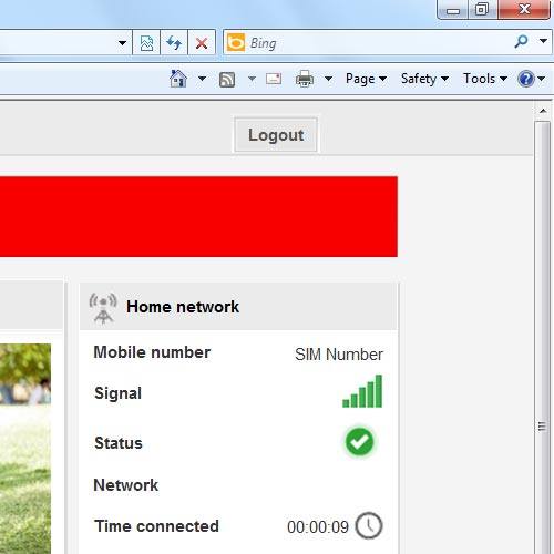 Click Logout.