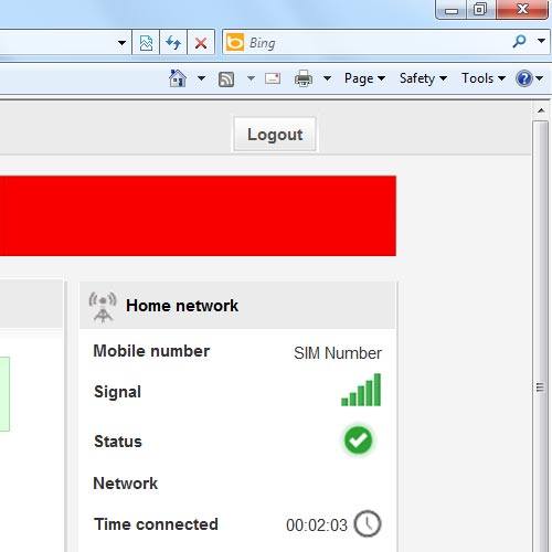Click Logout.