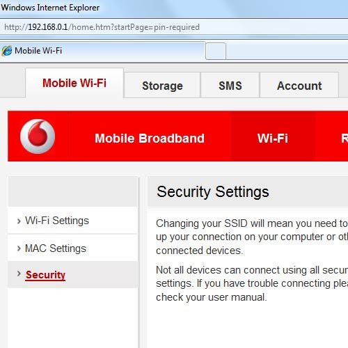 Click Security.