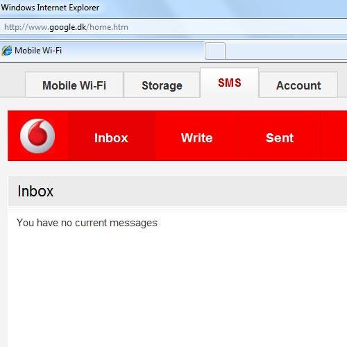 Click SMS.