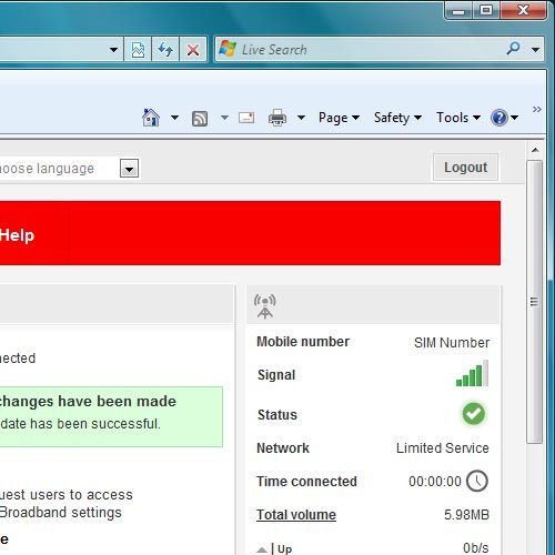 Click Logout.