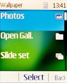 Highlight one of the following options:Photos