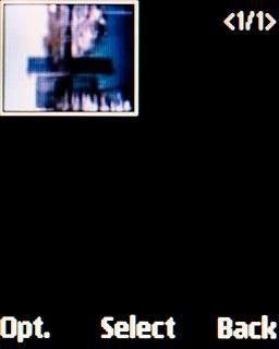 Highlight the required picture and press the Navigation key.