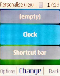 To move a shortcut:Highlight the shortcut you want to move and press Options.