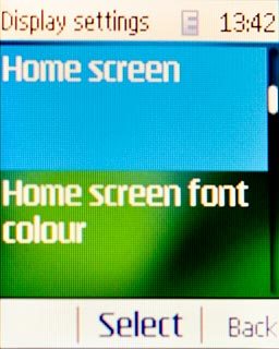 Scroll to Home screen and press the Navigation key.