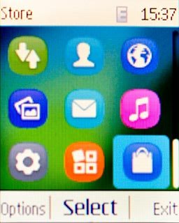 Scroll to Store and press the Navigation key.