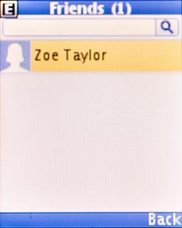 Highlight the required recipient and press the Navigation key.