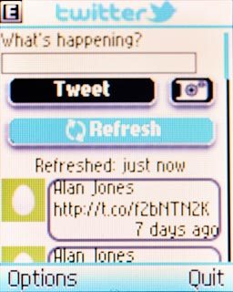 Scroll to Refresh and press the Navigation key.You can find the status updates of your friends below their names.