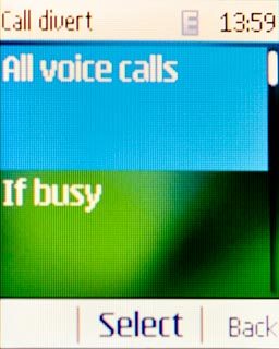 Highlight one of the following options:All voice calls