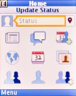 Scroll to Update Status and press the Navigation key.