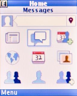 Scroll to Messages and press the Navigation key.