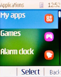 Scroll to My apps and press the Navigation key.