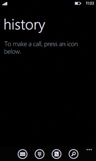 Press the dots in the bottom right corner of the display.