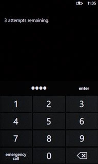 Key in a new four-digit PIN and press enter.