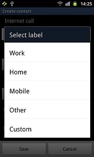 Press the required email type.
