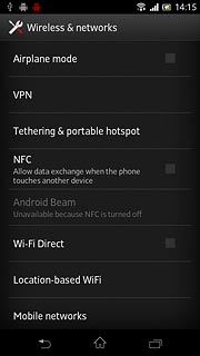 Press Mobile networks.