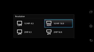 Press the required setting.