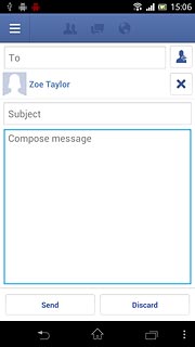Press Compose message and write the required message.