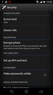 Press Screen lock.