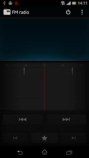 Press the power on icon.Follow the steps below to use the radio.