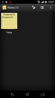 Press the home icon to return to standby mode.