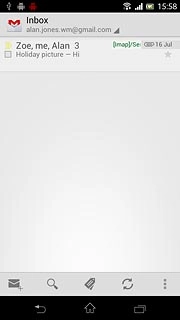Press the home icon to return to standby mode.