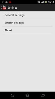 Press Search settings.