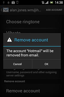 Press OK to confirm.