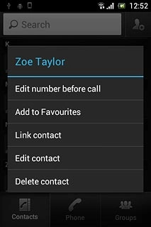 Press Link contact.