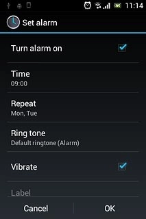 Press Ring tone.