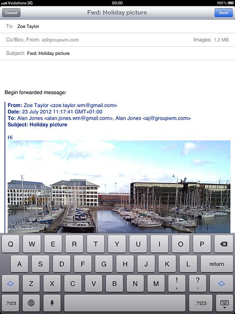 Press Send.