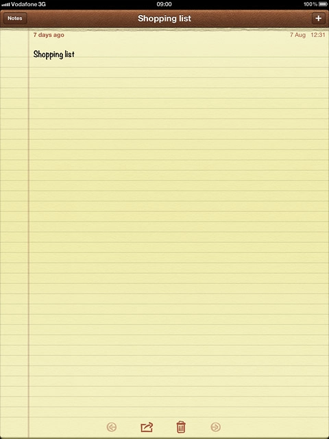 If notes have been added already:Press +.Write the text for the note.