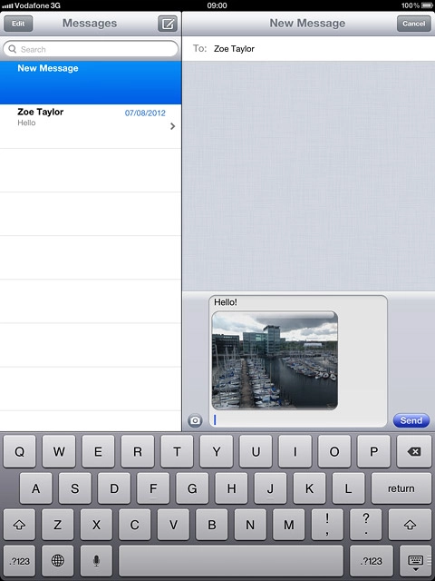 Press Send.