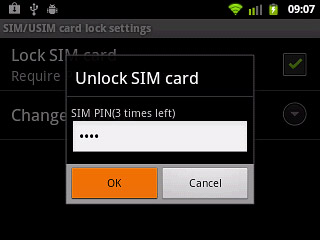 Key in your PIN and press OK.