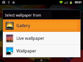 If you select Gallery: