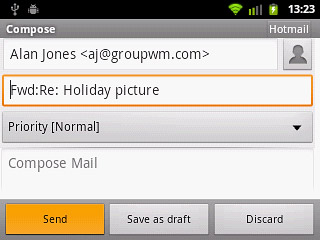 Press Send.