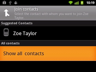 Press Show all contacts.