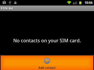 Press Add contact.Key in the required name.