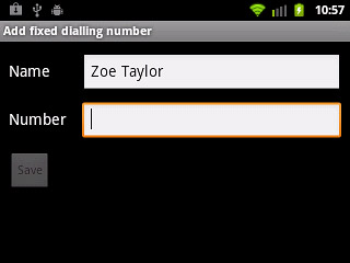 Press the field next to Number and key in the required number.