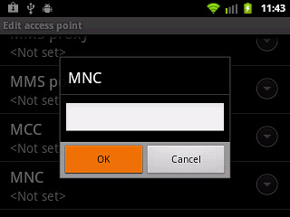 Key in 01 and press OK.