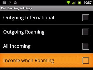 Income when Roaming