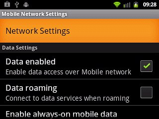 Press Network Settings.