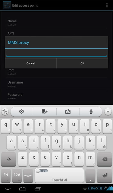 Key in 10.24.59.200 and press OK.