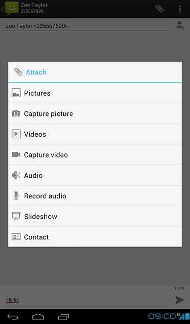 Press Audio.Go to the required folder.
